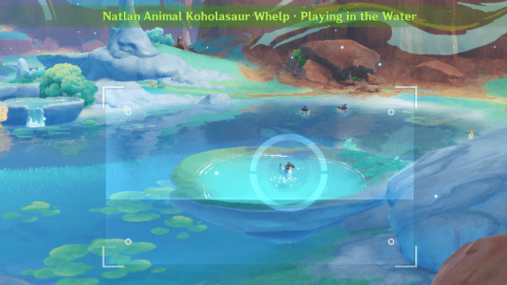Genshin - Koholasaur Whelp - Playing in the Water
