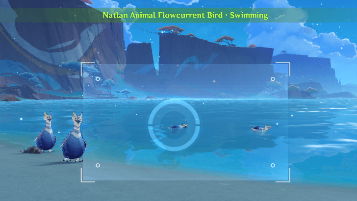 Genshin - Flowcurrent Bird - Swimming
