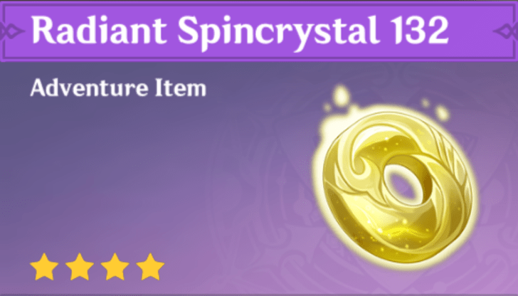 Genshin Impact - How to Get Radiant Spincrystal 132 and Effects