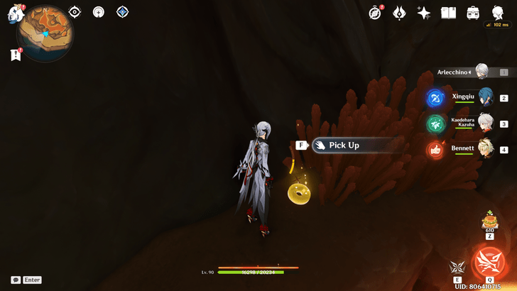 Genshin - Radiant Spincrystal 139 Location