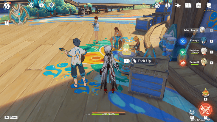 Genshin - Radiant Spincrystal 140 Location