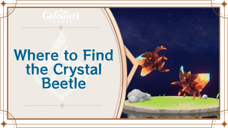 Genshin Impact - Where to Find Crystal Beetle and Basic Information