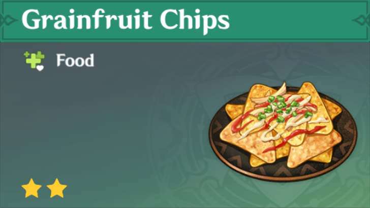 Genshin Impact - How to Get Grainfruit Chips and Effects