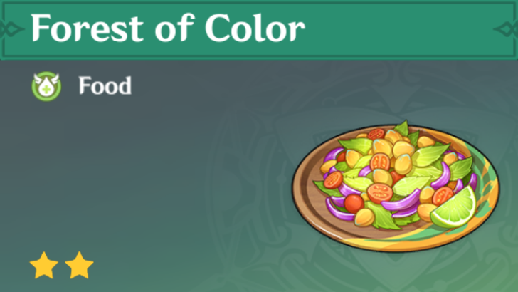 Genshin Impact - How to Get Forest of Color and Effects