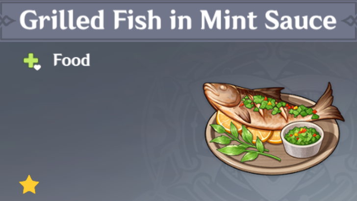 Genshin Impact - How to Get Grilled Fish in Mint Sauce and Effects