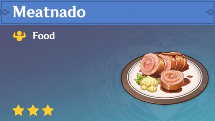 Genshin Impact - How to Get Meatnado and Effects