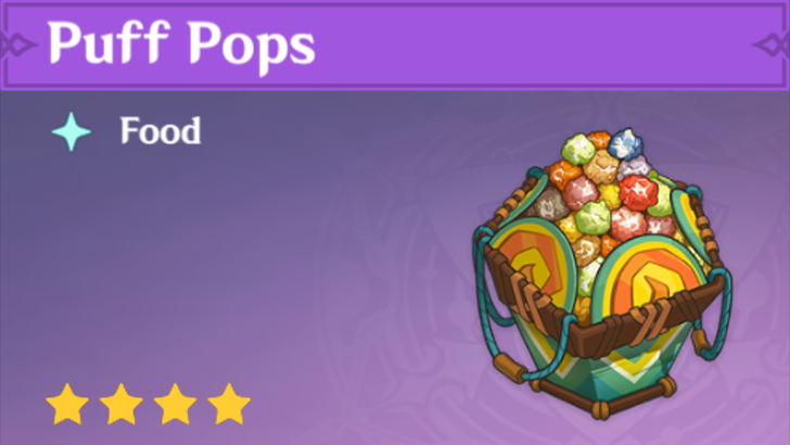 Genshin Impact - How to Get Puff Pops and Effects