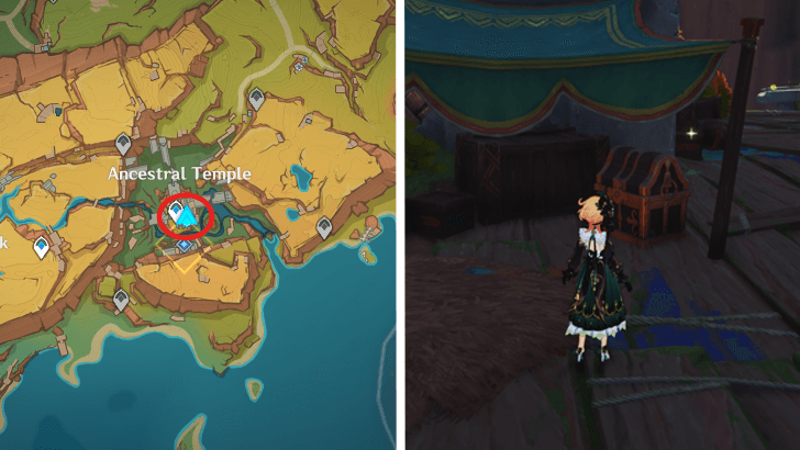 Genshin - Forest of Color Location