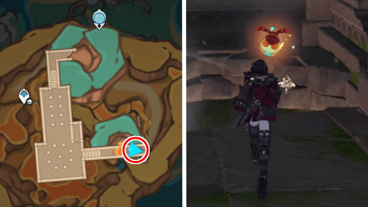 Genshin Impact - Phlogiston Aphid Map Location