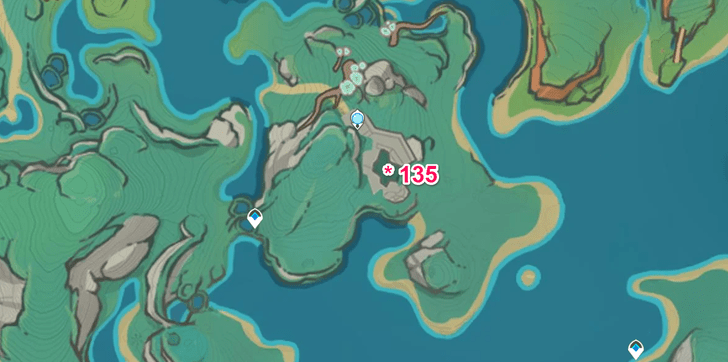 Genshin - Spincrystal Locations in Toyac Springs