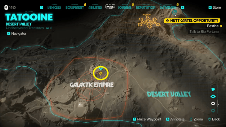 Star Wars Outlaws Hutt Opportunity Bestine