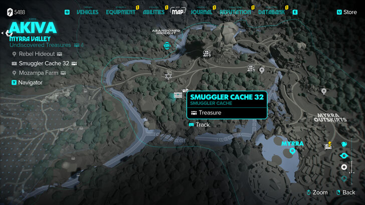 Star Wars Outlaws Smuggler Cache 32 Map