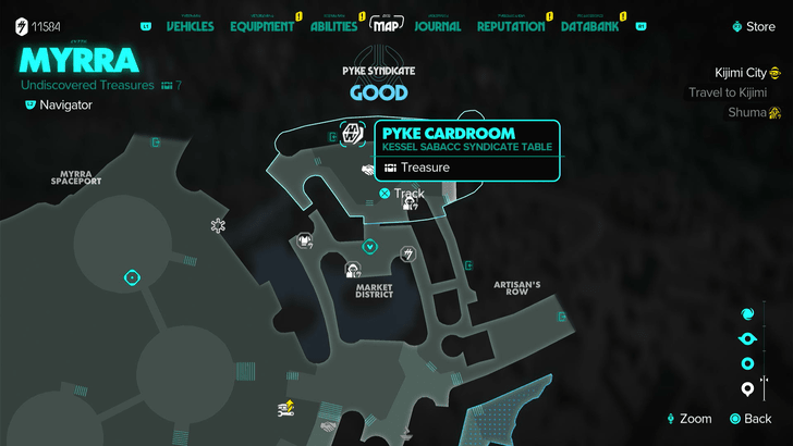 Myrra Syndicate Kessel Sabacc Table Map Location