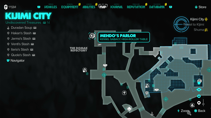 Star Wars Outlaws - Mehdo’s Table (Treasure)