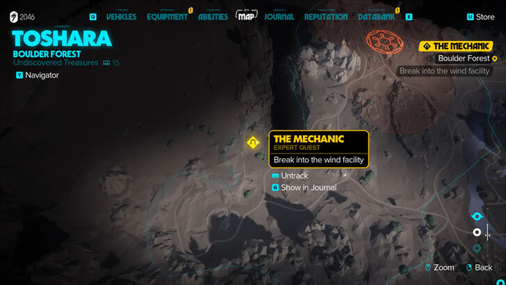 Star Wars Outlaws Boulder Forest Location