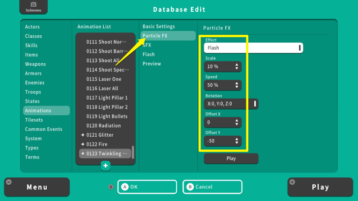 RPG MAKER WITH Particle FX