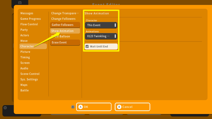 RPG MAKER WITH Show Animation