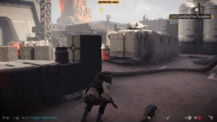Landing Pad Supplies Walkthrough Step 1