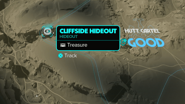 Star Wars Outlaws Cliffside Hideout Map Location