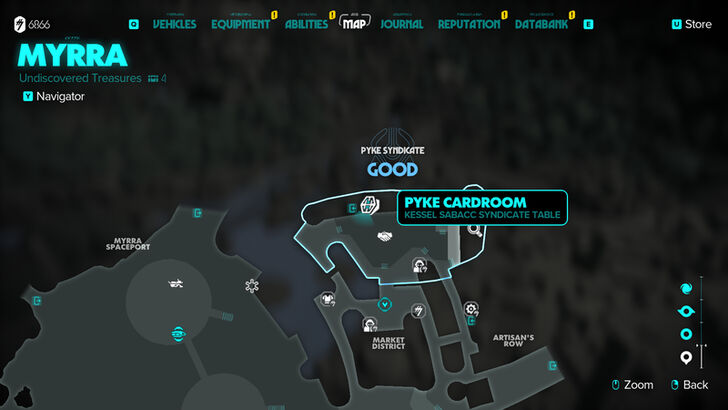 Star Wars Outlaws - Pyke Cardroom