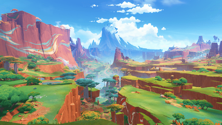 Genshin - Natlan Viewpoint - Among the Painted Peaks