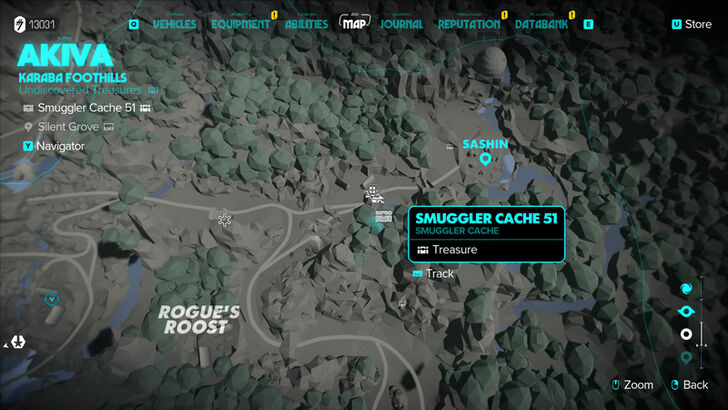 Star Wars Outlaws Smuggler Cache 51 Map