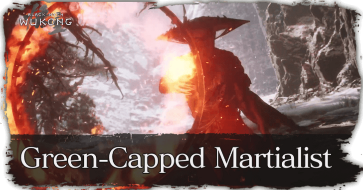 Black Myth Wukong - Green-Capped Martialist Banner