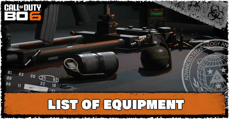 List of All Equipment