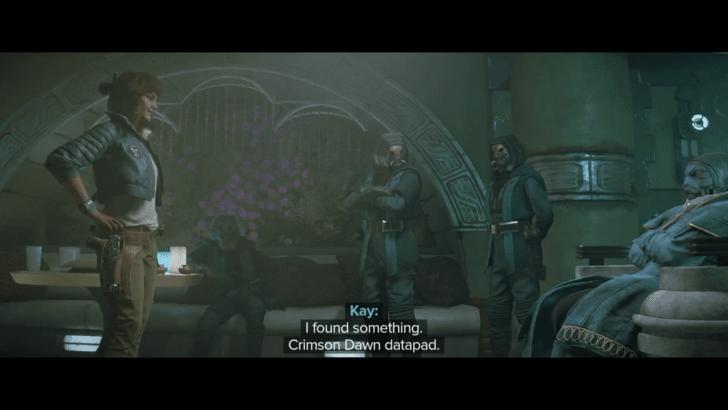 Impressing Gorak - Give the Datapad to Gorak