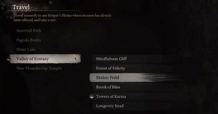 Green-Capped Martialist Fast Travel Location