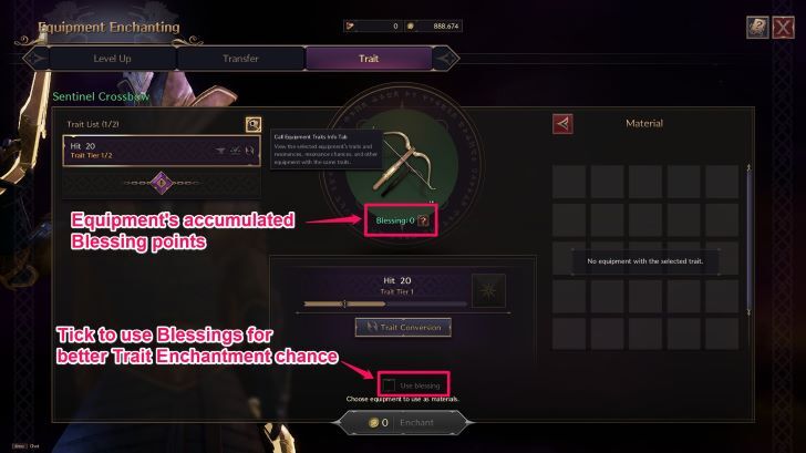 Throne and Liberty - Blessing option