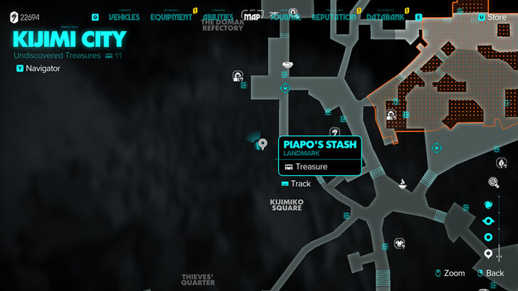 Star Wars Outlaws Piapo’s Stash Map Location