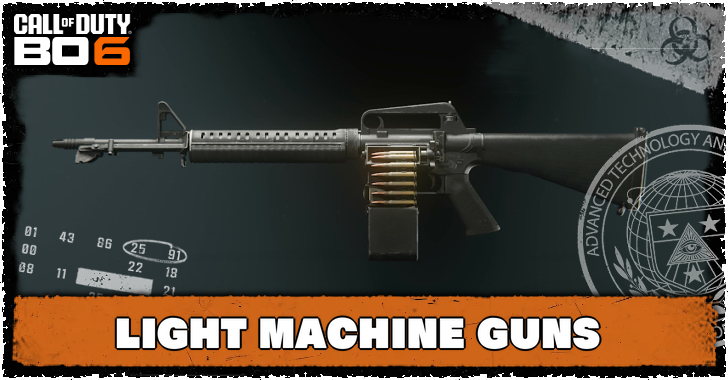 Black Ops 6 - List of All LMGs