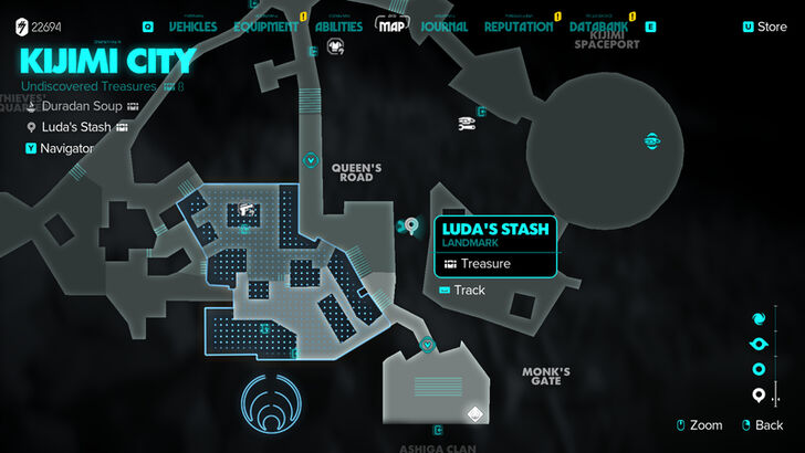 Star Wars Outlaws Luda’s Stash Map Location