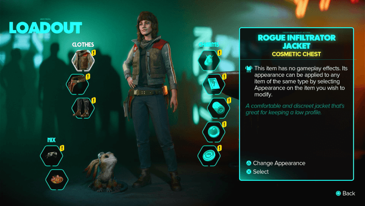 Star Wars Outlaws - Rogue Infiltrator Outfit