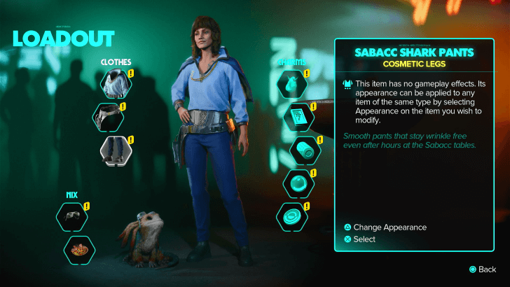 Star Wars Outlaws - Sabacc Shark Outfit
