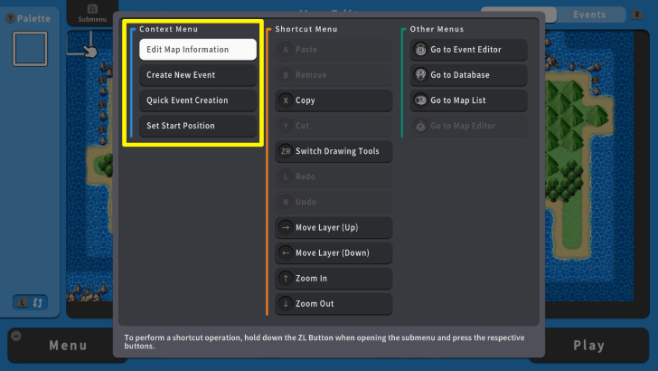 RPG MAKER WITH Context Menu
