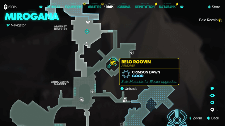 Star Wars Outlaws - Belo Roovin Map Location