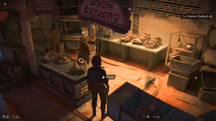 Star Wars Outlaws - Heren Gallack Overworld Appearance