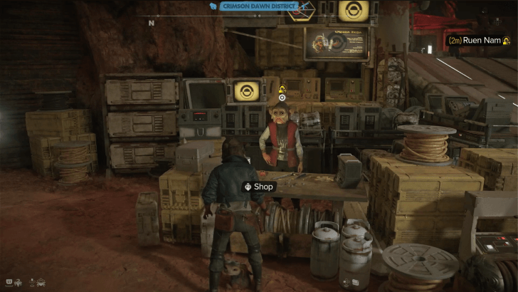 Star Wars Outlaws - Ruen Nam Overworld Appearance