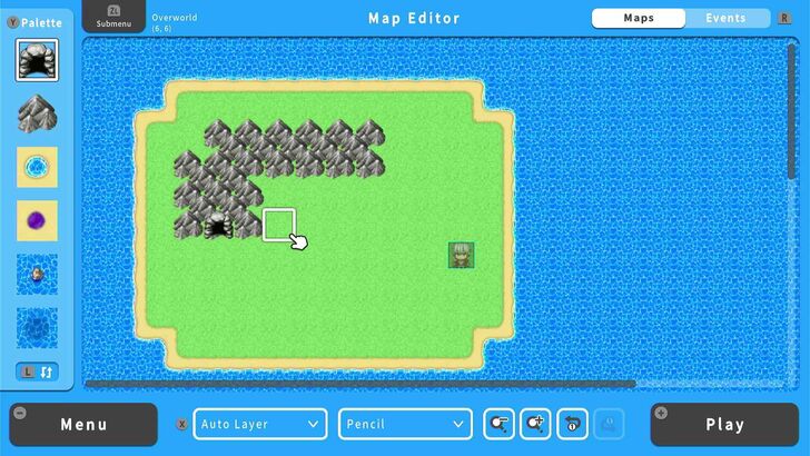 Cave Positioned - RPG MAKER WITH