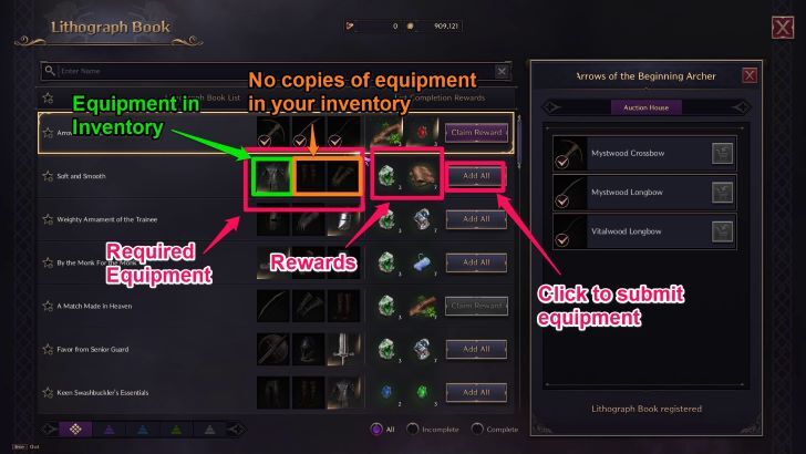 Throne and Liberty - Lithograph Equipment Requirements