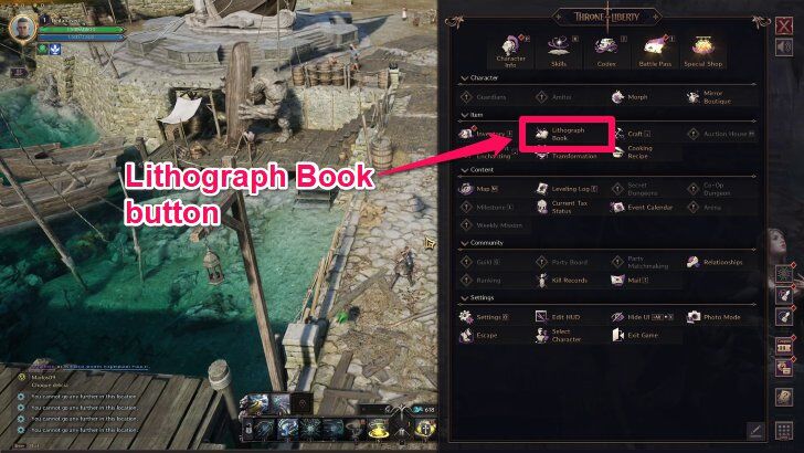 Throne and Liberty -Lithograph Book Button