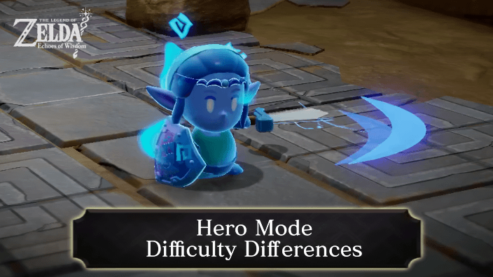How to Select Hero Mode Difficulty | Zelda: Echoes of Wisdom (EoW 