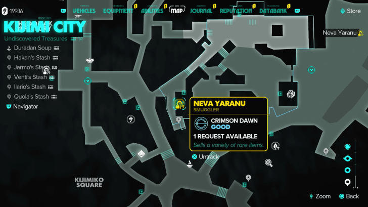 Star Wars Outlaws - Neva Yaranu Map Location
