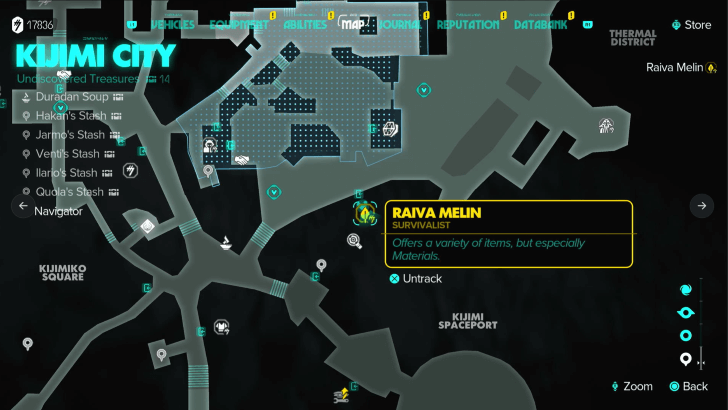 Star Wars Outlaws - Raiva Melin Map Location