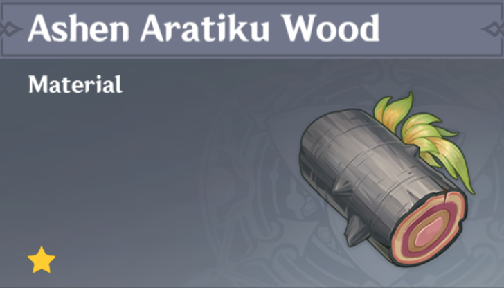 Genshin Impact - How to Get Ashen Aratiku Wood and Effects