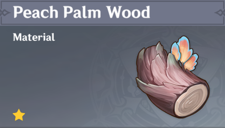 Genshin Impact - How to Get Peach Palm Wood and Effects