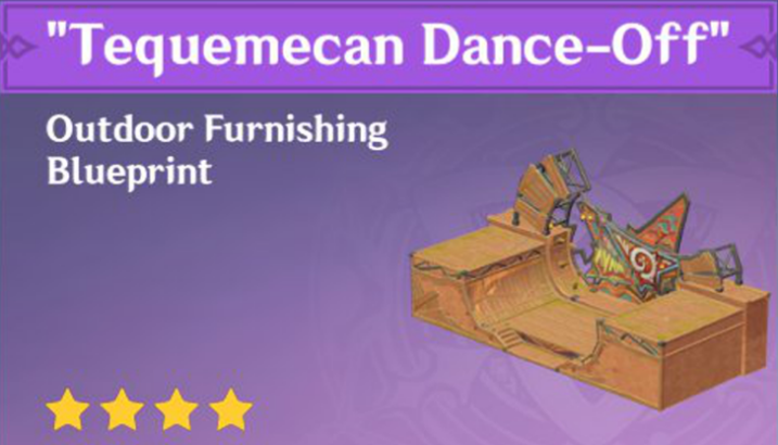 Genshin Impact - How to Get "Tequemecan Dance-Off" Furnishing