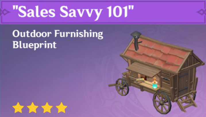 Genshin Impact - How to Get "Sales Savvy 101" Furnishing